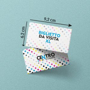 Biglietti da visita Extra Large 92x62