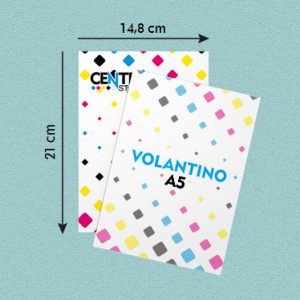 Volantino Formato A5 (14,8x21 cm)