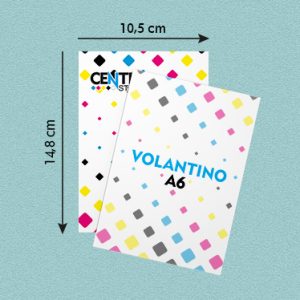 Flyers - Volantino Formato A6 (10,5x14,8 cm)